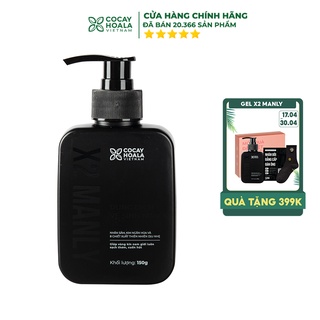 Gel Vệ Sinh Nam X2 Manly - Làm sạch sâu Giúp trẻ hóa cậu nhỏ với dung tích 150g Cocayhoala