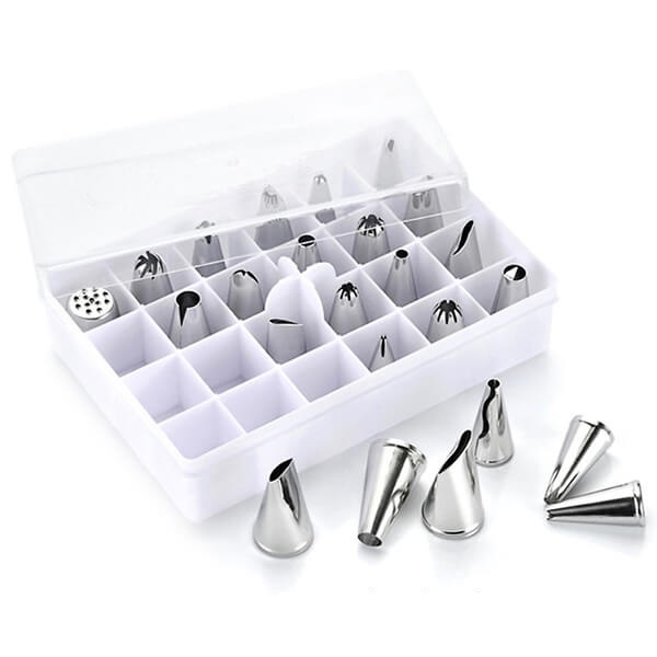 Bộ đui bắt kem 24 chiếc inox