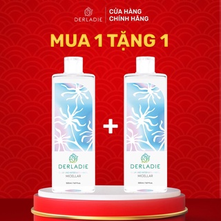 (Mua 1c 500ml tặng thêm 1c 500ml) Nước Tẩy Trang DERLADIE 𝐂𝐥𝐞𝐚𝐧𝐬𝐢𝐧𝐠 𝐖𝐚𝐭𝐞𝐫 𝐖𝐢𝐭𝐜𝐡 𝐇𝐚𝐳𝐞𝐥 𝟓𝟎𝟎𝐦𝐥