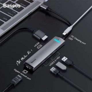 Hub chuyển Baseus Mechanical Eye 6 in 1 Smart Hub cho Smartphone/ Laptop/ Macbook