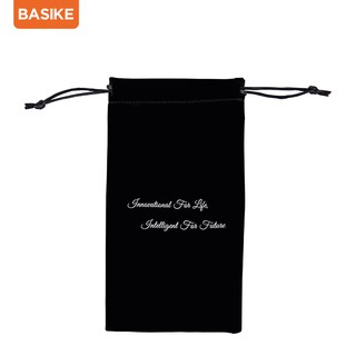 Túi đựng BASiKE bằng vải flannel dùng đựng sạc dự phòng/ tai nghe/ cáp sạc
