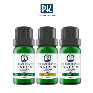 Combo 3 tinh dầu Bạch đàn chanh + tràm gió + tràm trà PK 10ml/chai