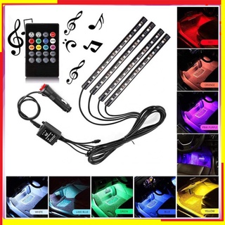[GIÁ SỐC - HÀNG CHÍNH HÃNG] Bộ đèn LED 4 thanh các màu cao cấp đặt gầm xe hơi, ô tô RGB-5050 7 chế độ màu sắc (HÀNG LOẠI