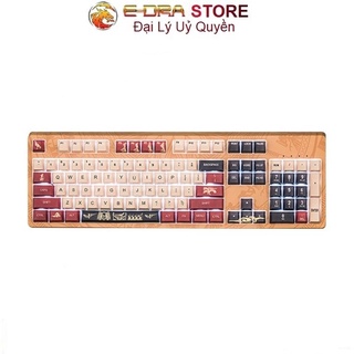 Bàn Phím Cơ Máy Tính Có Dây - E-Dra EK3104 Lạc Hồng White LED Gateron Switch