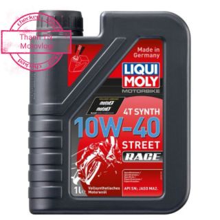 Nhớt Liqui Moly Street Race 10w40 cao cấp