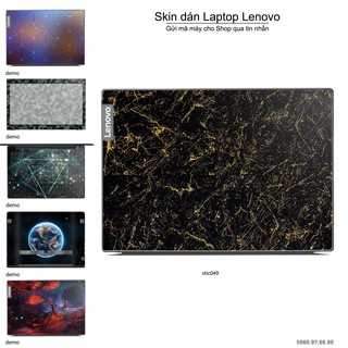 Skin dán Laptop Lenovo in hình hoa văn sticker - stic049 (inbox mã máy cho Shop)
