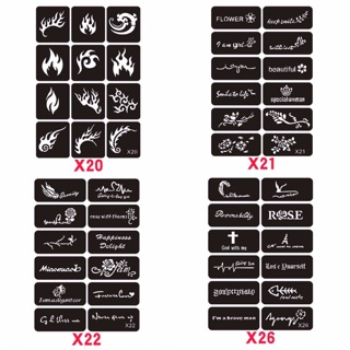 KHUÔN HENNA 21x19cm MÃ X (part 2)