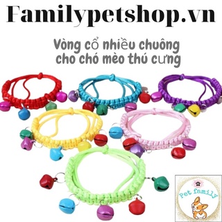 Vòng cổ cho chó mèo thú cưng nhiều màu sắc xinh xắn-familypetshop.vn