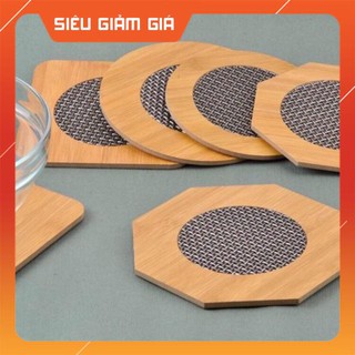Lót nồi bằng gỗ chống nóng chống trơn