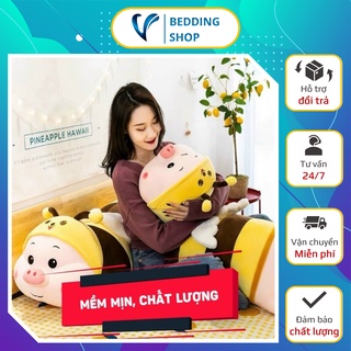 Gấu bông heo ongcao cấp, mềm mịn, dễ thương, dùng làm trang trí hoặc decor nhà cửa