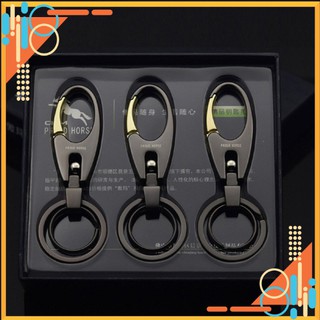 [Mua 3 móc tặng hộp] Móc Chìa khóa xe máy, ô tô Proud Horse Cao cấp không gỉ có chốt móc đĩa quần 029