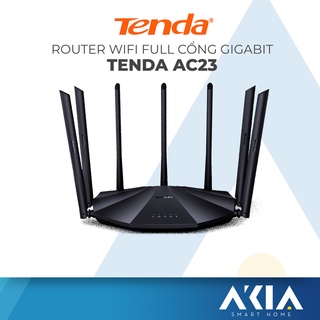 [Mã BMLT300 giảm 10% đơn 499K] Bộ Phát Wifi Tenda AC23 Router Hai Băng Tần AC2100 Gigabit - Hàng Chính Hãng