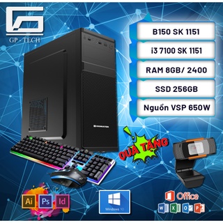 Bộ máy vi tính văn phòng B150 / I3 7100 mượt mà