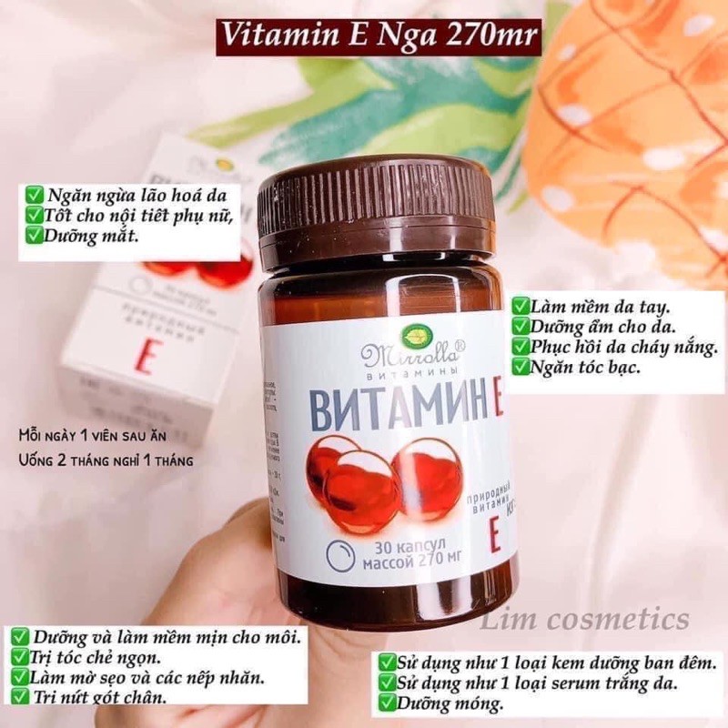 Viatmin E Đỏ Nga E270