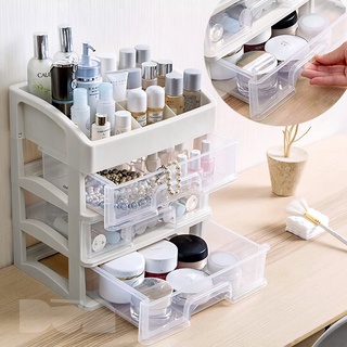 Kệ 4 tầng đựng mỹ phẩm, Kệ để đồ trang điểm, trang sức, hộp để mỹ phẩm 4 tầng trong suốt