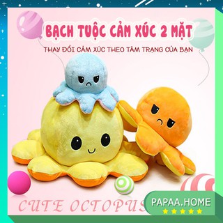 Bạch Tuộc Cảm Xúc, Gấu Bông Bạch Tuộc Thay Đổi Cảm Xúc 2 Mặt Độc Đáo, Đáng Yêu PAPAA.HOME