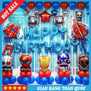Trang Trí Sinh Nhật Siêu Nhân Cho Bé Trai, Trang Trí Sinh Nhật Bé Trai, Trang Trí Tiệc Thôi Nôi Đầy Tháng