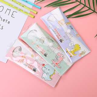 Bộ thước kẻ cứng 4 món tiện lợi cho học sinh và sinh viên
