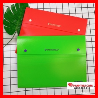 BÌA HỒ SƠ 6 NGĂN NÚT EH-08