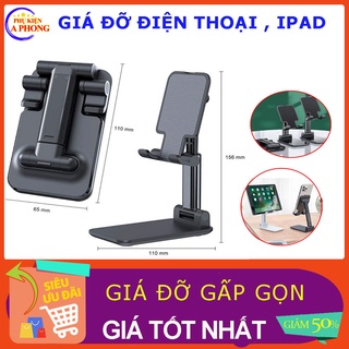 [Giá sỉ] Giá Đỡ Để Điện Thoại, Máy Tính Bảng IPad, Kệ Đỡ Đa Năng Dễ Gấp Gọn, Kẹp Điện Thoại học tập, làm việc livstream