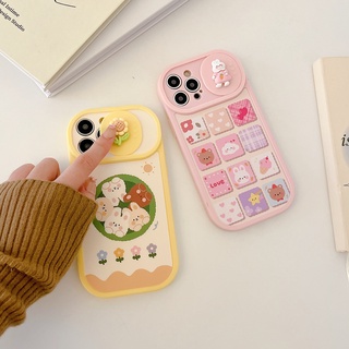 Ốp Điện Thoại Mềm Họa Tiết Thỏ Đáng Yêu Cho Iphone 12 pro max 11 pro max xs max xr x 13proamx plus
