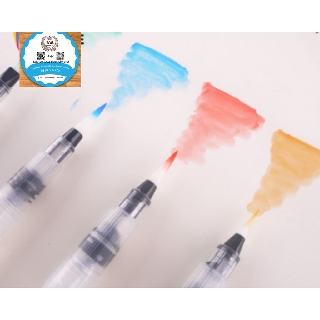 Bút Vẽ Màu Nước Dạng Bơm Mực Thiết Kế Ngòi Mềm Tiện Dụng