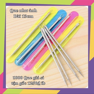 [FREE SHIP] CÂY NẶN MỤN 2 ĐẦU DÀI 13CM- QUE NẶN MỤN 2 ĐẦU CÓ BAO NHỰA BÊN NGOÀI