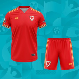Áo bóng đá đội tuyển Wales Euro 2021 MAKAN BD696
