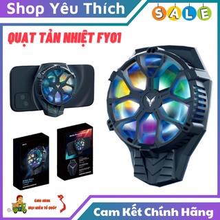 Quạt Tản Nhiệt Điện Thoại FY01 Sò Lạnh Mặt Kim Loại Thiết Kế Đơn Giản Phù Hợp Với Tất Cả Các Dòng Điện Thoại