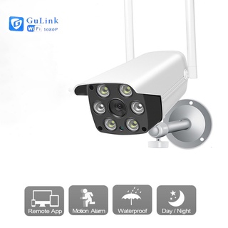 Camera IP Wifi 2.0Mps Thân Ngoài Trời Chống Nước GULINK GLT506 6 LED