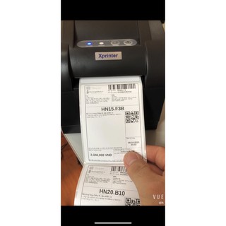 Máy in đơn hàng shopee - in mã vạch - in hoá đơn 3 trong 1 Xprinter XP 350B