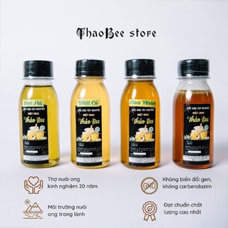 Mật ong nguyên chất 100ml ( Bạc hà/ Hoa nhãn/ Cỏ Kim/ Tràm)