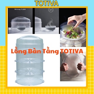 Lồng bàn nhiều tầng Totiva Lồng bàn giữ nhiệt đậy thức ăn 5 tầng mẫu mới 2021