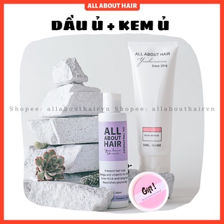 DẦU Ủ + KEM Ủ  All About Hair phục hồi, giảm rụng, nhanh dài, kích mọc tóc | TẶNG KÈM QUÀ