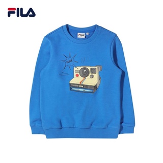 Áo thun tay dài cổ tròn trẻ em Fila Milk On The Rock - FK2POD1M02X-VTB