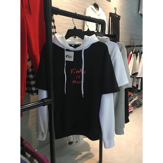 ÁO HOODIE YUNKI ĐEN ẢNH THẬT