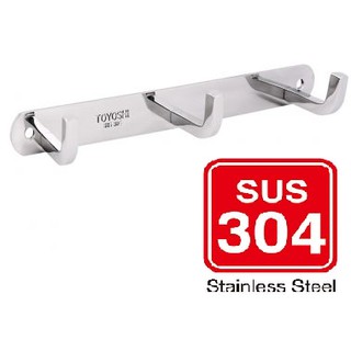 Móc áo cao cấp TOYOSHI inox304, MT3, sáng bóng, bền đẹp, chắc chắn, bảo hành 05 năm