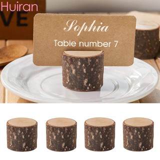 Set 10 đế kẹp giữ ảnh/giấy ghi chú bằng gỗ xinh xắn