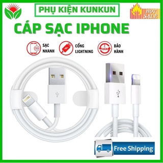 [Hot] Dây sạc iphone 6/6s/7/8/7plus/8plus/x/xsmax/11/12/13/pro/promax - Cáp sạc iphone - Sạc nhanh lightning. [Cao Cấp]