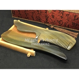 Lược sừng trơn đuôi cá xuất Nhật (size L-20cm), dùng chải tóc xơ rối, cực kì tốt cho sức khoẻ