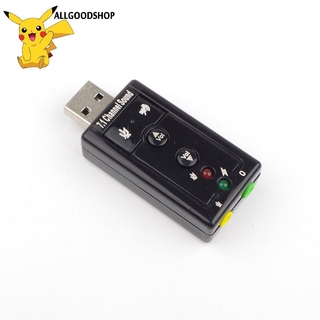 CHANNEL Card Âm Thanh 3d Cổng Usb 7.1 Kênh