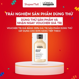 Dầu gội phục hồi hư tổn toàn diện L'Oréal Professionnel Serie Expert Absolut Repair Gold 10ml