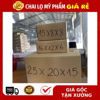Hộp Carton Giá Rẻ ❤ RẺ VÔ ĐỊCH ❤ [25x20x15] Thùng Hộp Carton Đóng Gói Hàng , phụ kiện du lịch