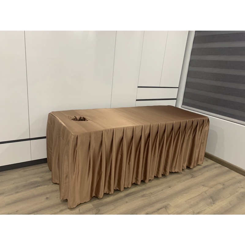 Ga/ drap phi lụa cho giường spa, nối mi