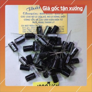 . Tụ hoá 1000/16 v giá bán 20 chiếc ..