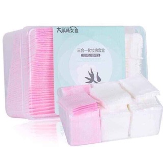 Hộp bông tẩy trang cotton 320 miếng