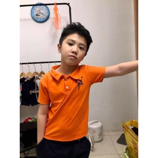 Áo ngắn tay cổ bẻ cho bé trai 7-30kg