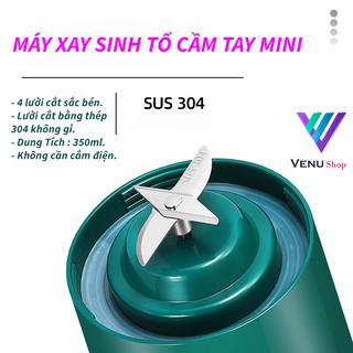 [Hàng mới về] Máy xay sinh tố cầm tay, Máy xay sinh tố mini 350ml MX05