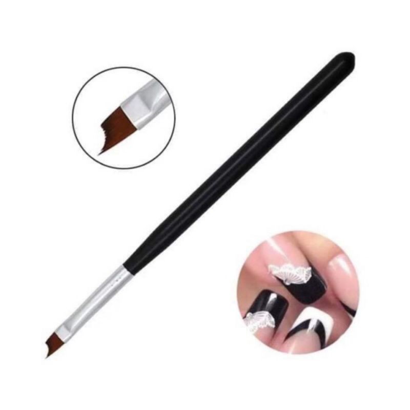cọ phen đầu móng trắng nails