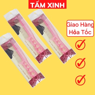 Lược Chải Tóc Giả Chuyên Dụng Răng Inox Dạng Xoay